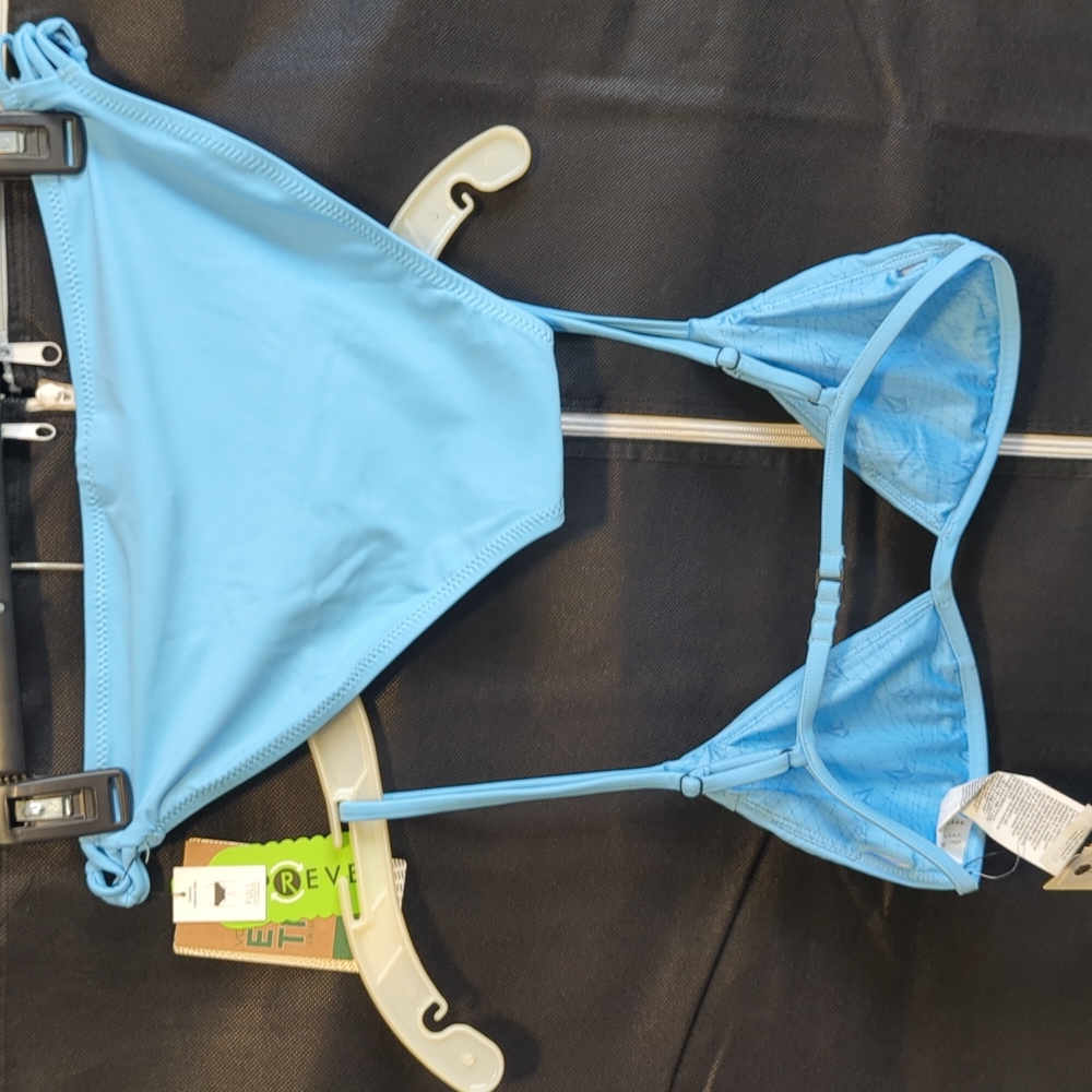 Volcom Simply Solid Bikini Set Coastal Blue - Picture 5 of 8